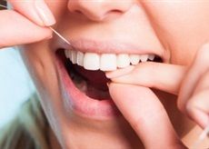 gum disease prevention with flossing